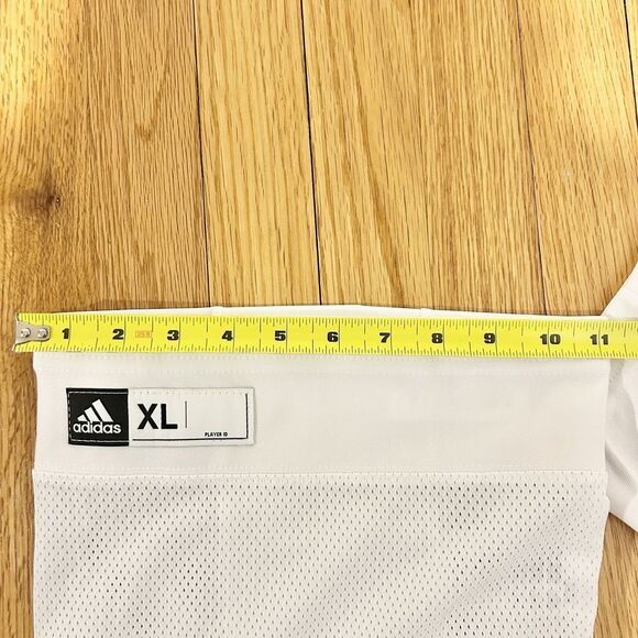 Adidas Size XL New Jersey Devils White Black Red Alt Pro Hockey Game Socks - Picture 4 of 7